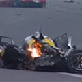 Mark Webber hospitalized after a horrific crash in Brazil  image