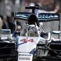 Lewis Hamilton takes the checkered flag at 2015 Italian Grand Prix image