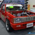 This modified Mitsubishi L200 has four turbos under the hood image