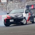 Watch Toyota president Akio Toyoda do donuts in a GR Yaris image