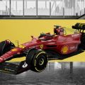 What made Ferrari add yellow to F1-75 racer for Monza? image