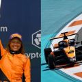 Bianca Bustamante scores first F1 Academy podium in Miami GP image