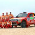 Four Mitsubishi Pajero Evolutions have been entered for the 2008 Dakar Rally image