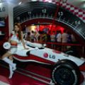 LG proudly displays pimped out Formula 1 car image