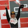 Stockinger wins second place in Barcelona GP3 opener image