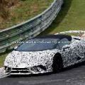 Spied: Lamborghini Huracan Spyder Performante goes to the track image