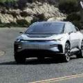 Faraday Future FF 91 concept seen in motion image