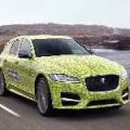 Jaguar releases new images of XF Sportbrake in tennis ball livery image
