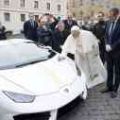 Pope Francis auctions off his Lamborghini Huracan for $850,000 image