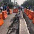 Otis Bridge in Manila closed due to partial collapse image