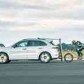 Break a bicycle land speed record with the help of Porsche image