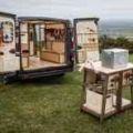This woodworker's shop is actually a Nissan NV300 van image