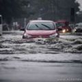 Knee-deep flood on Ayala-EDSA Flyover due to blocked drainage image