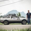 Man drives Toyota AE86 from Malaysia to Germany to marry his love image