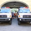 Manila gets a pair of Toyota Land Cruisers... in ambulance form image