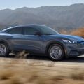 This electric crossover is the Ford Mustang Mach E image