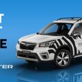 Have you seen a zebra-striped Subaru Forester lately? image