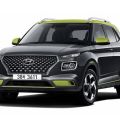 Hyundai reveals 2021 Venue Flux with yellow highlights image
