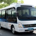 Hyundai County Electric minibus is a zero emissions people carrier image