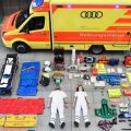Audi's paramedics try out the Tetris Challenge image