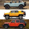 4x4 Spec Check: Ford Bronco vs Jeep Wrangler vs Toyota FJ Cruiser image