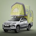 Forget roof racks, this Mitsubishi Strada has a roof tent image