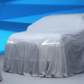 The 2022 Lexus LX is hiding under this sheet image