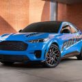 Ford is testing a Mustang Mach-E police car image