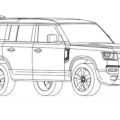 Are these the first images of three-row Land Rover Defender? image