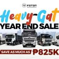 Up to PHP 825K in discounts at Foton Heavy-Gat year-end sale image