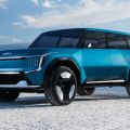 Kia previews three-row electric SUV with EV9 Concept image