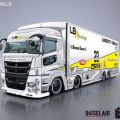 Liberty Walk is building a slammed Fuso Super Great truck image