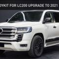 This kit turns your Land Cruiser 200 into an LC 300 lookalike image