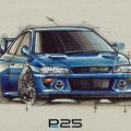 P25 from Prodive is the Subaru 22B Impreza resurrected image