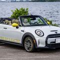 Mini is promoting EVs with topless Cooper SE image