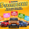 Suzuki opens month of August with 5-tastic deals image