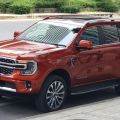 Spied: V6-powered 2023 Ford Everest seen in Thailand image