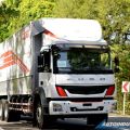 Fuso trucks exhibit power and efficiency in 2nd fuel eco run image