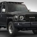 Blacked-out custom Toyota Land Cruiser 70 is ready for action image