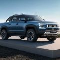 This is the 2024 BYD Shark PHEV pickup truck image
