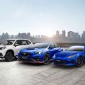 Subaru dresses up 2025 Forester, BRZ, WRX with STI style kits image
