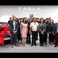 PBBM visits the Tesla storefront in BGC image