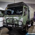This Isuzu troop carrier is ready for the battlefield image