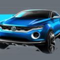 Geneva 2014 Preview: Official sketches of Volkswagen T-ROC concept revealed image