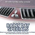 Mitsubishi PH offers free checkup; discounted service with Rainy Day Specials image