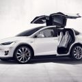 Tesla Model X makes world debut image