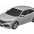 Report: Patent images of 2017 Honda Civic Hatch leaked image