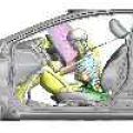 Virtual children added to Toyota crash test dummy software image