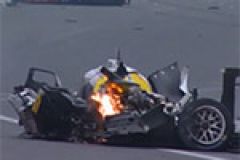 Mark Webber hospitalized after a horrific crash in Brazil  image