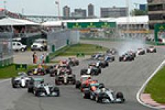 Hamilton dominates action-packed 2015 Canadian GP image